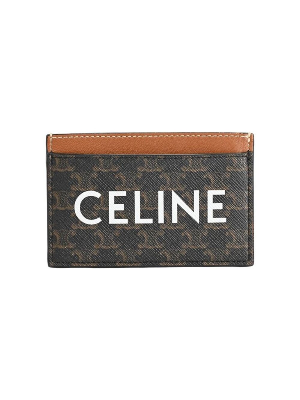Celine Card Case Tan